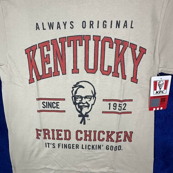 KFC‎ Kentucky Fried Chicken white cotton t-shirt #KFC #Foodie - Picture 1 of 5